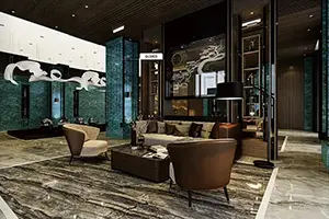 Non Self Adhasive Marble Pvcpet Film Roll