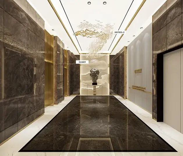 Mramorový non-spadný film PVC/PET